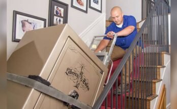 How to Move a Large Rifle Safe Upstairs?