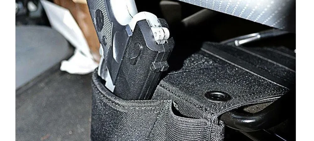 Can you wear a holster while driving?