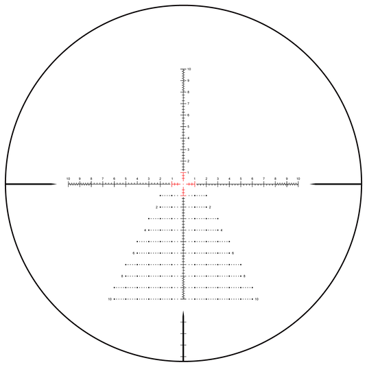 Christmas tree reticle