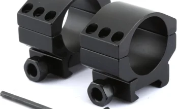 How do I mount a rifle scope?