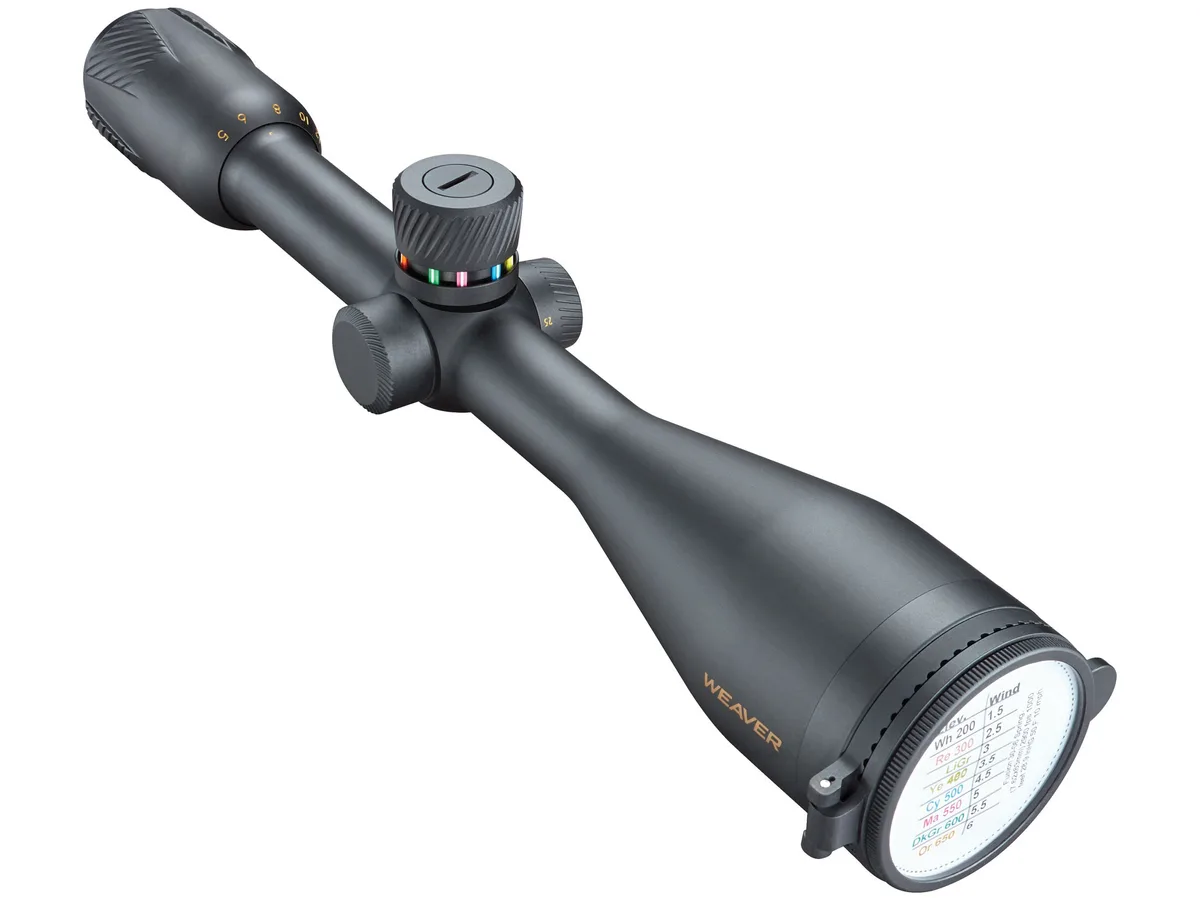How does a rifle scope work?