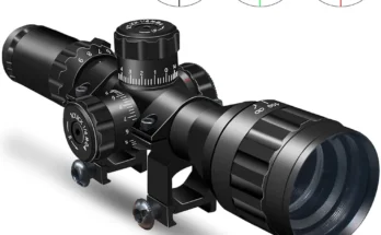 How does an illuminated reticle work?