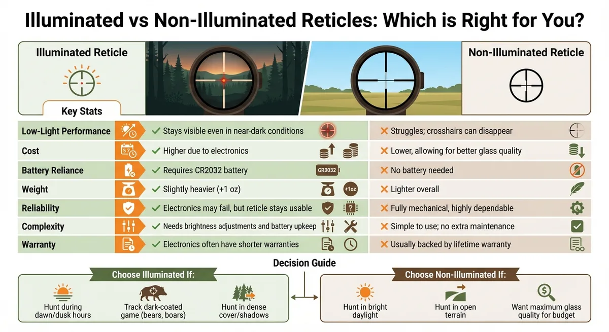 illuminated reticle