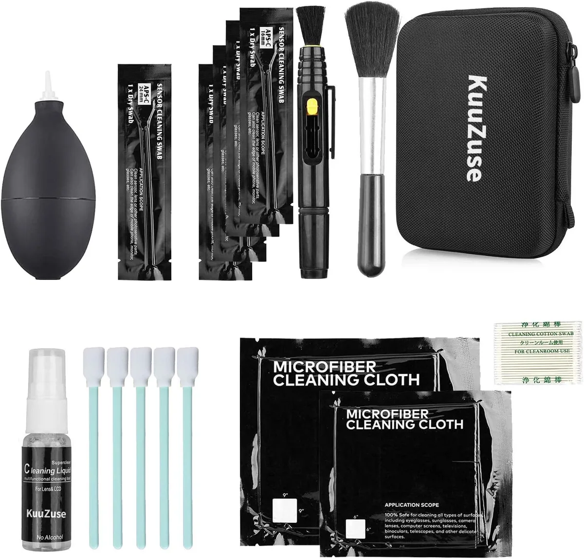 lens cleaning kit for rifle scopes