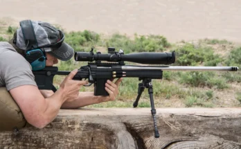 long-range rifle scope