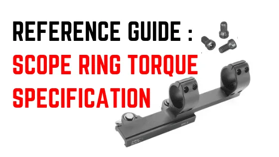 scope ring torque specs