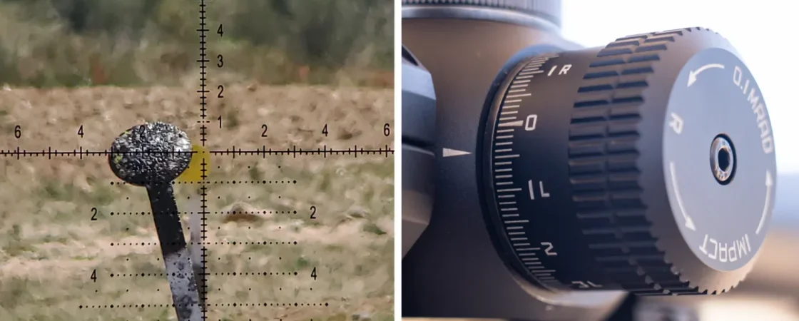 What are the different types of rifle scope reticles?