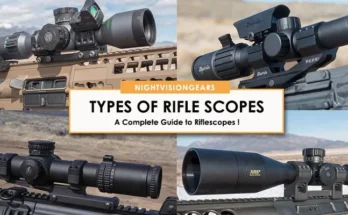 What are the different types of rifle scopes?
