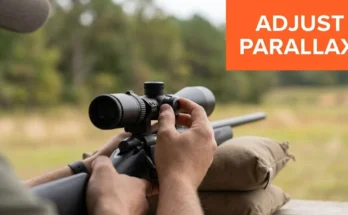 What is a parallax adjustment on a rifle scope?