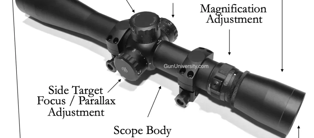 What is a rifle scope windage turret?