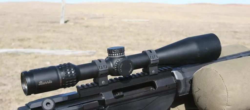 Why do I see shadows through my rifle scope?