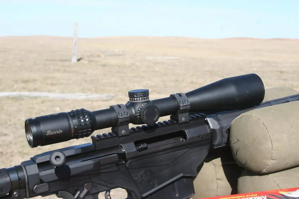 Why do I see shadows through my rifle scope?